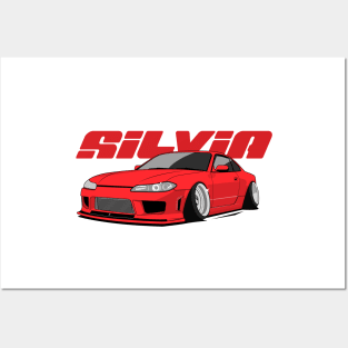 Red S15 Silvia Posters and Art